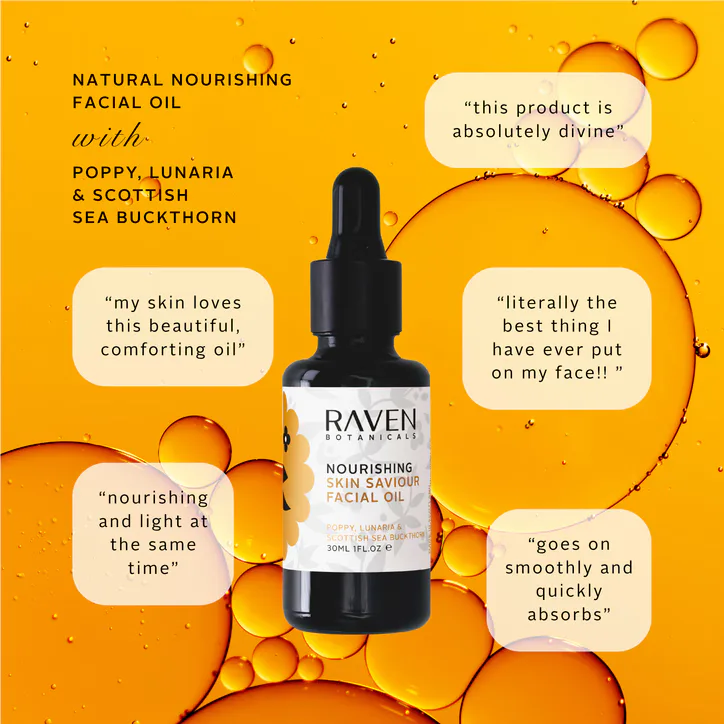 Raven Botanicals Skin Saviour Nourishing Facial Oil 30ml detail 3