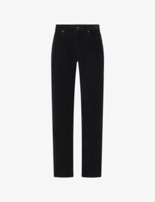 THE ROW Valentin Straight-Leg Cotton-Corduroy Trousers