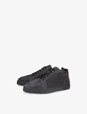 CHRISTIAN LOUBOUTIN Rantulow Leather Trainers - EUR 42 / 8 UK MEN in SMOKY, additional product view 3
