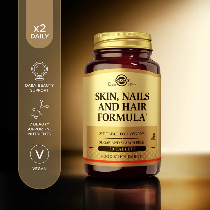 Solgar Skin, Nails and Hair Formula 60 Tablets, additional product view 2