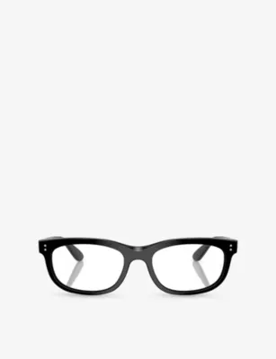 RAY-BAN RX5489 Balorette Rectangle-Frame Acetate Optical Glasses
