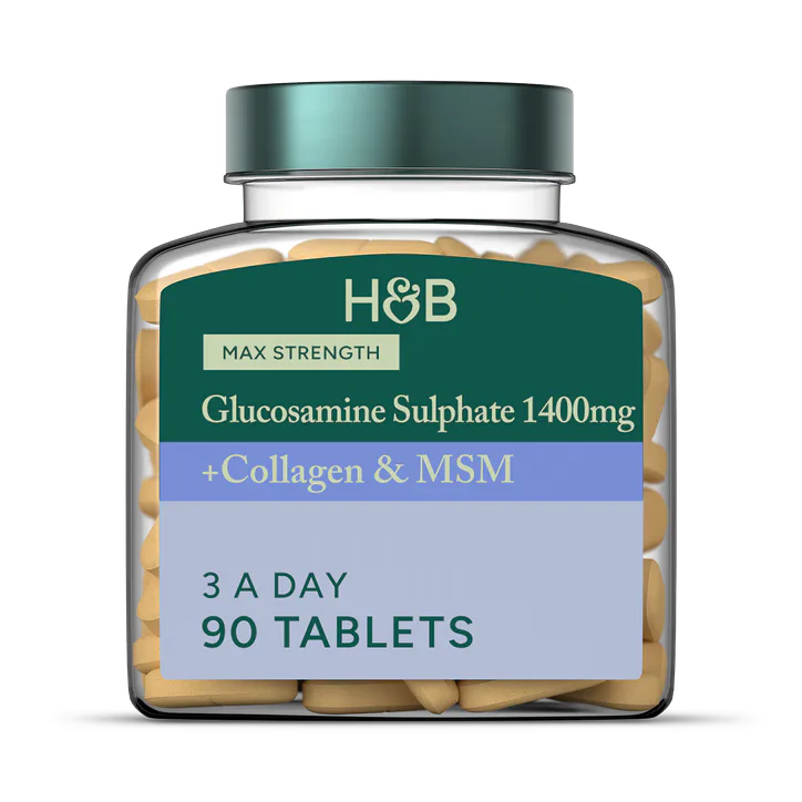 For Him Holland and Barrett Max Strength Glucosamine Sulphate 1400mg 90 tablets