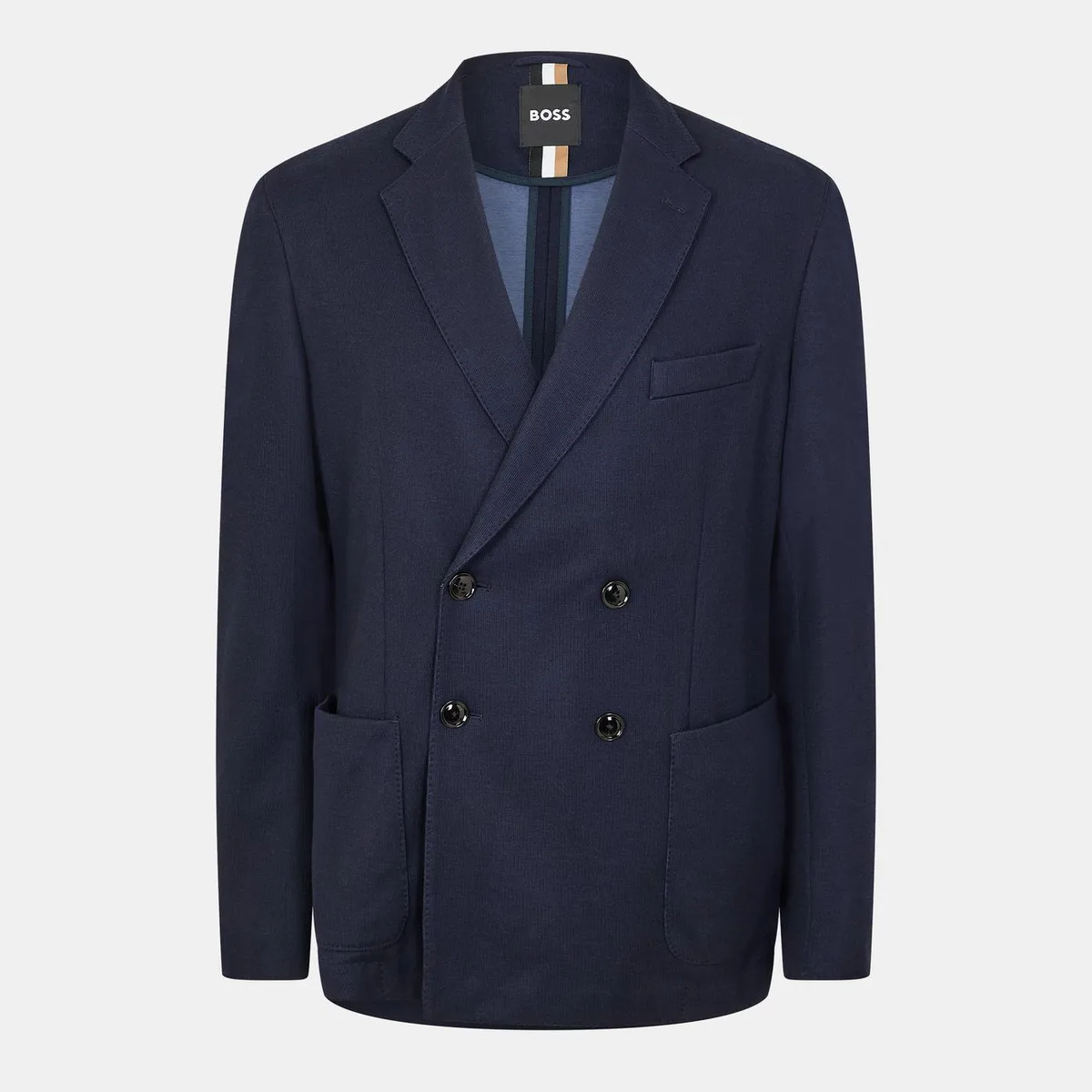 Boss Men's Hanry Double-Breasted Tailored Fit Formal Jacket