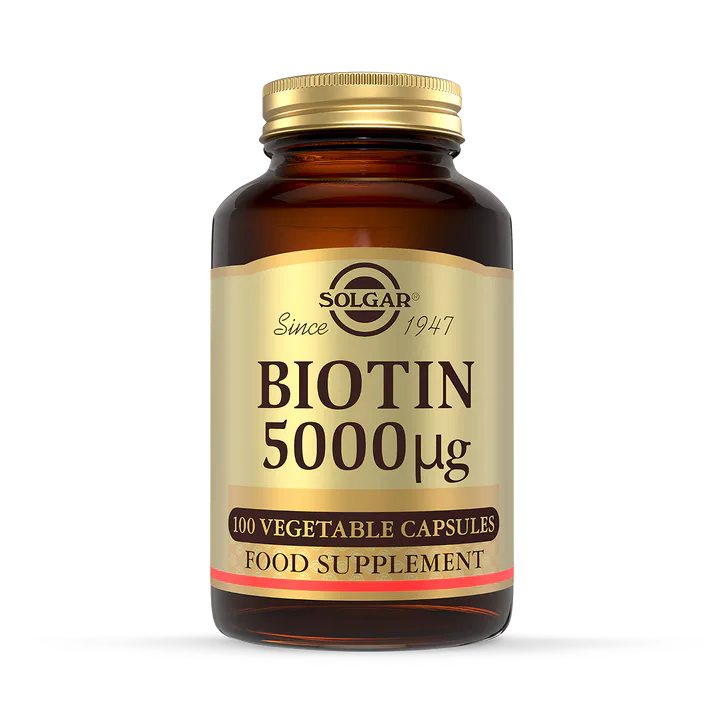 Solgar Biotin 5000µg 100 Vegi Capsules