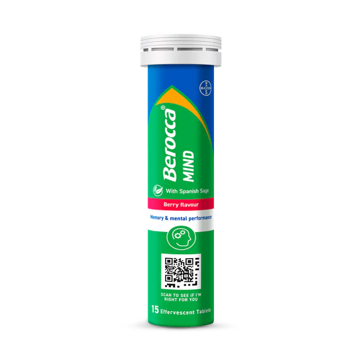 Berocca Mind Effervescent Tablets Berry 15 Tablets – Vitamins & Supplements > Condition > Brain & Memory Support