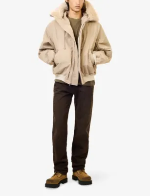 ALEXANDER DIGENOVA Helicopter Wool-Trim Cotton Jacket detail 2