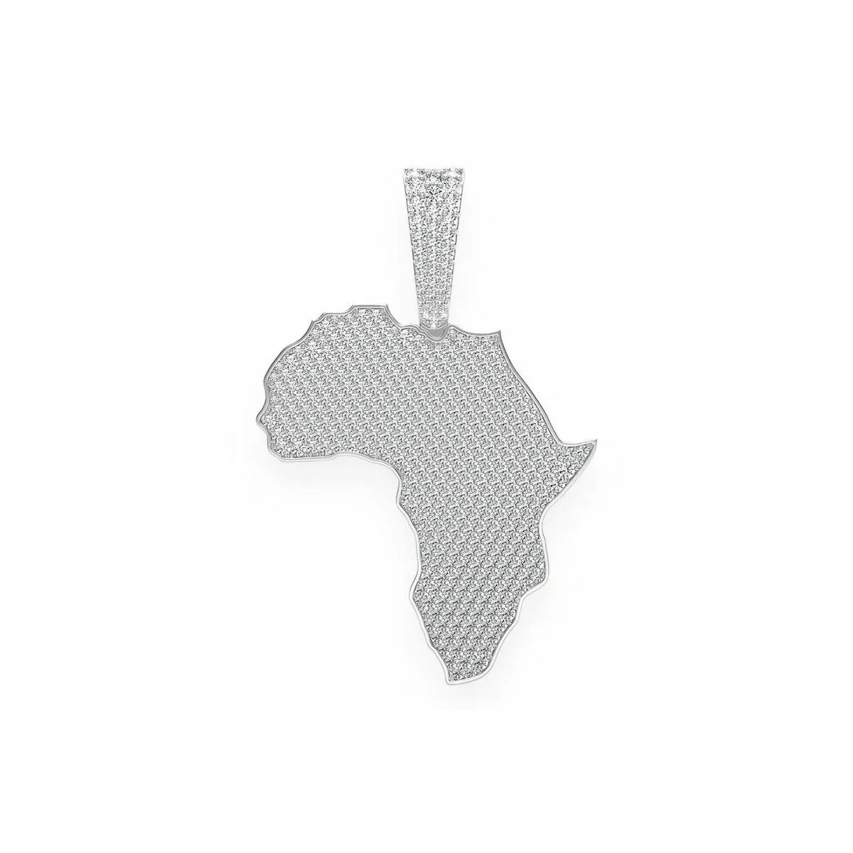 For Him Africa Diamond Pendant in 6.75ctw / Rose Gold / Natural Diamond – Pendant