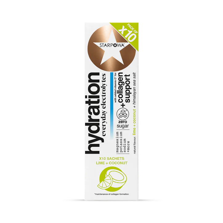 Starpowa Hydration Sachets Lime & Coconut Flavour 10 Sachets