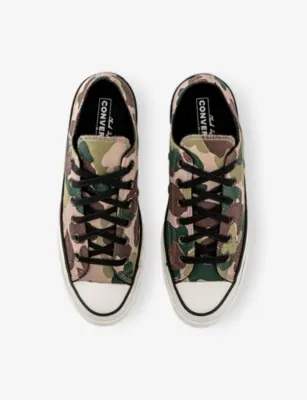 CONVERSE All Star Ox 70 S Canvas Trainers - 8 in HODGMAN CAMO WARM QUARRY, additional product view 2