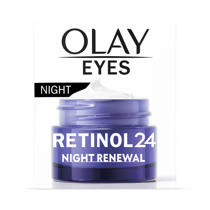 Olay Retinol 24 Night Eye Cream, Anti Ageing Skincare for Dark Circles: Smooth, Renew, 15ml detail 2