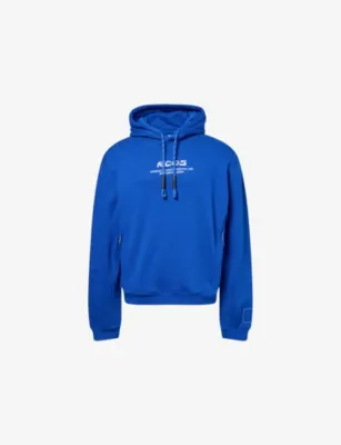 REESE COOPER Script-Logo Relaxed-Fit Cotton-Fleece Hoody