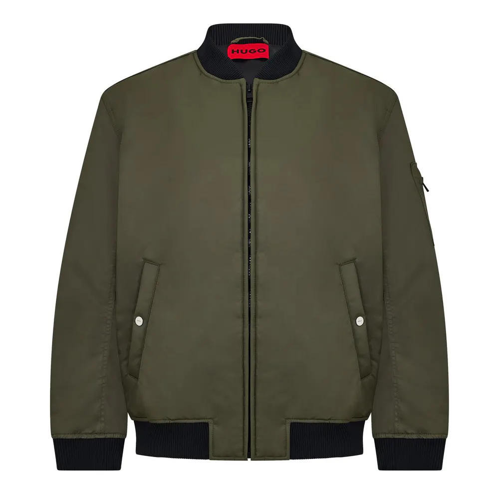 Hugo Men's Formal Coat in Dark Beige – Clothing