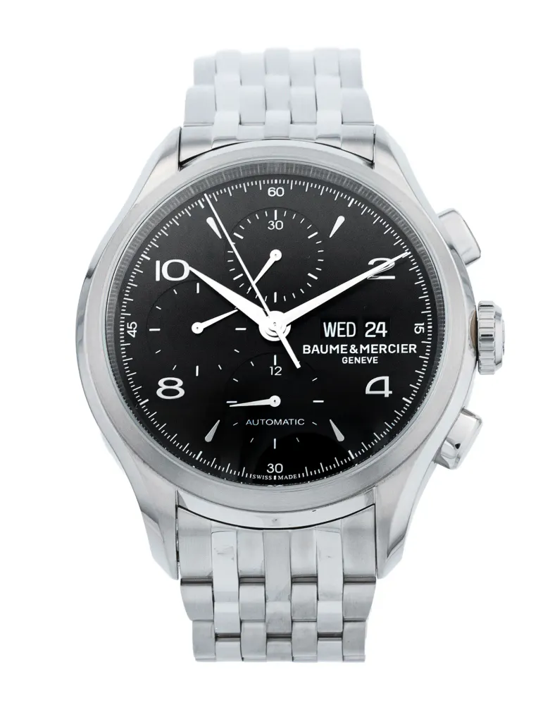 Baume et Mercier Clifton M0A10212 — 2017 — Excellent in Black Arabic – Pre-owned watches