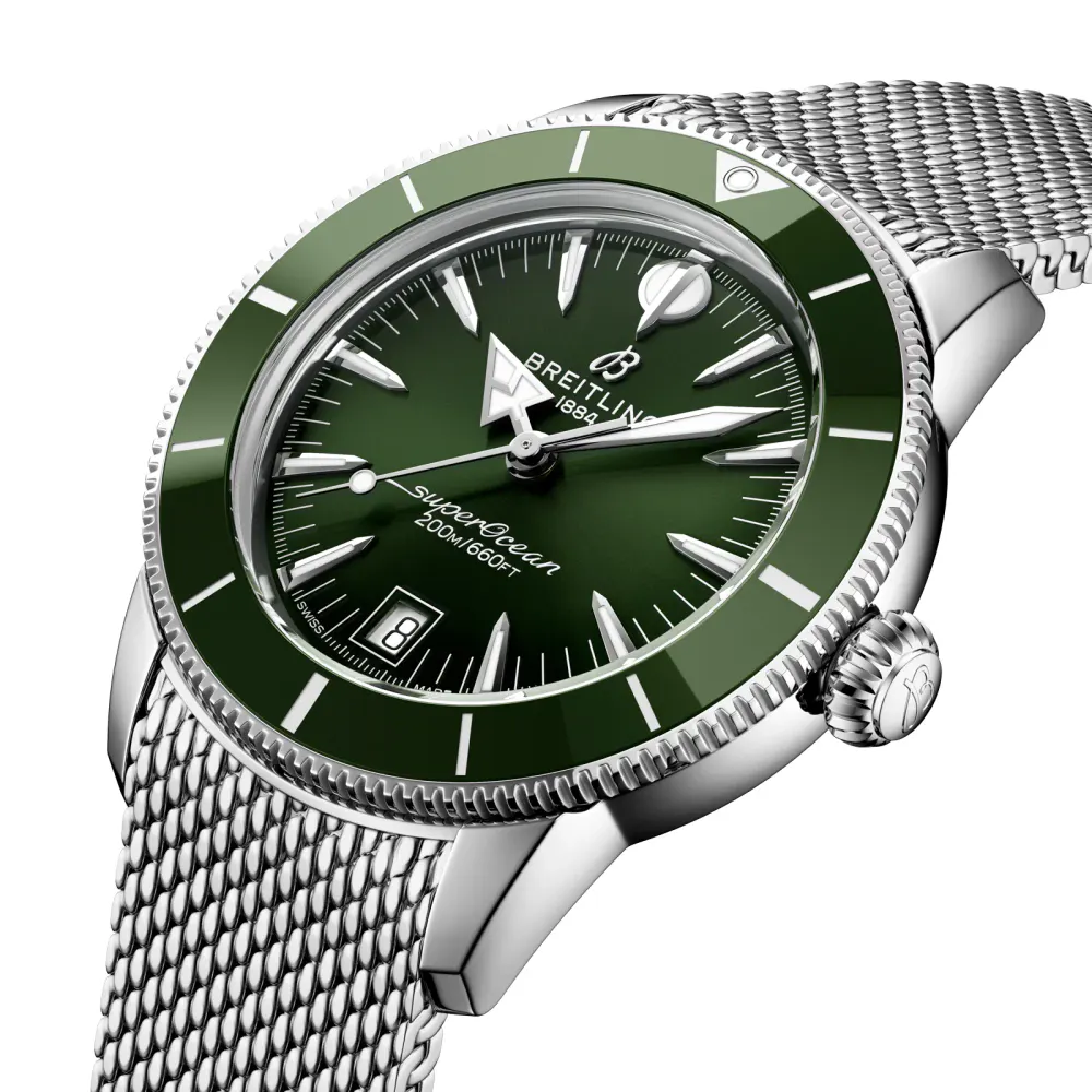 Breitling Superocean Heritage B31 Automatic 40mm Mens Watch Green in Green, additional product view 3