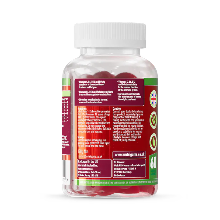 Nutrigums APPLE CIDER COMPLEX 60 GUMMIES, additional product view 2