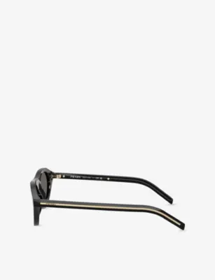 PRADA PR B15S Oval-Frame Acetate Sunglasses detail 2
