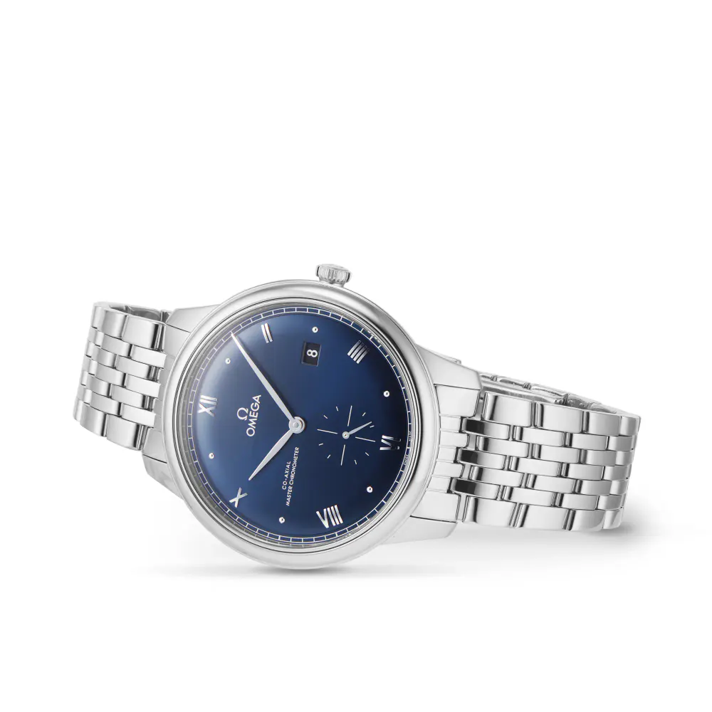 Omega De Ville Prestige Co-Axial Master Chronometer Small Seconds 41mm Mens Watch Blue detail 3