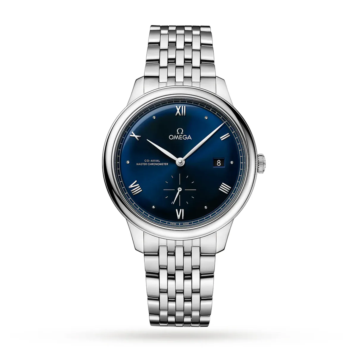 Omega De Ville Prestige Co-Axial Master Chronometer Small Seconds 41mm Mens Watch Blue