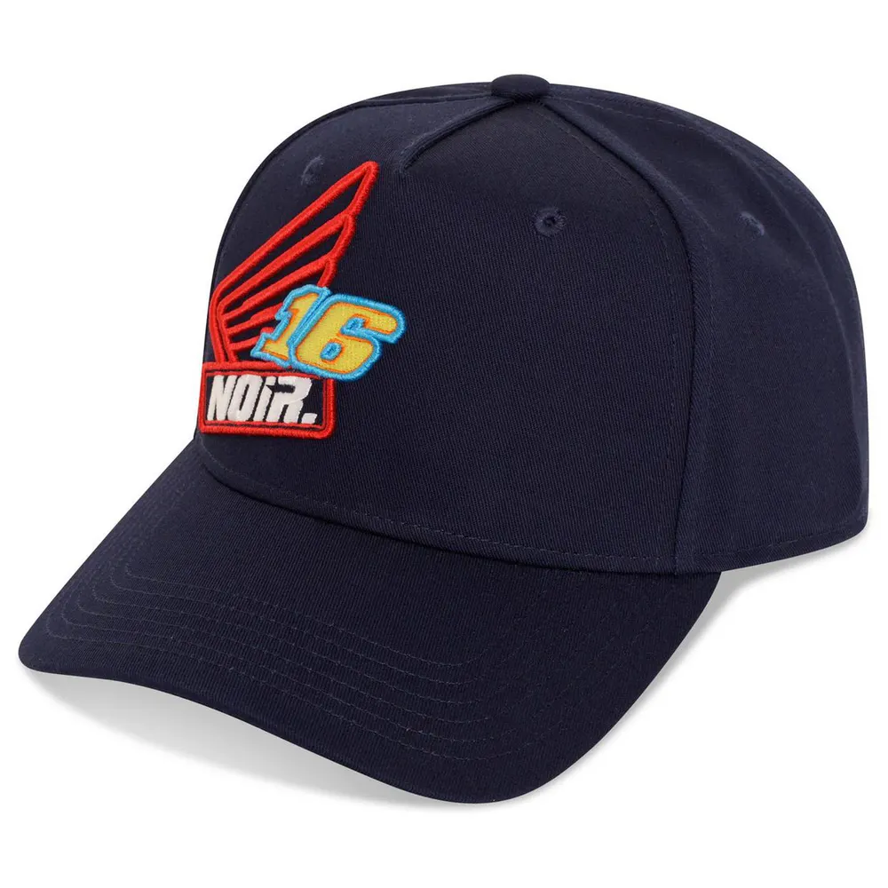 Societe Noir Men's Racer Baseball Cap in Navy/Red – Accessories