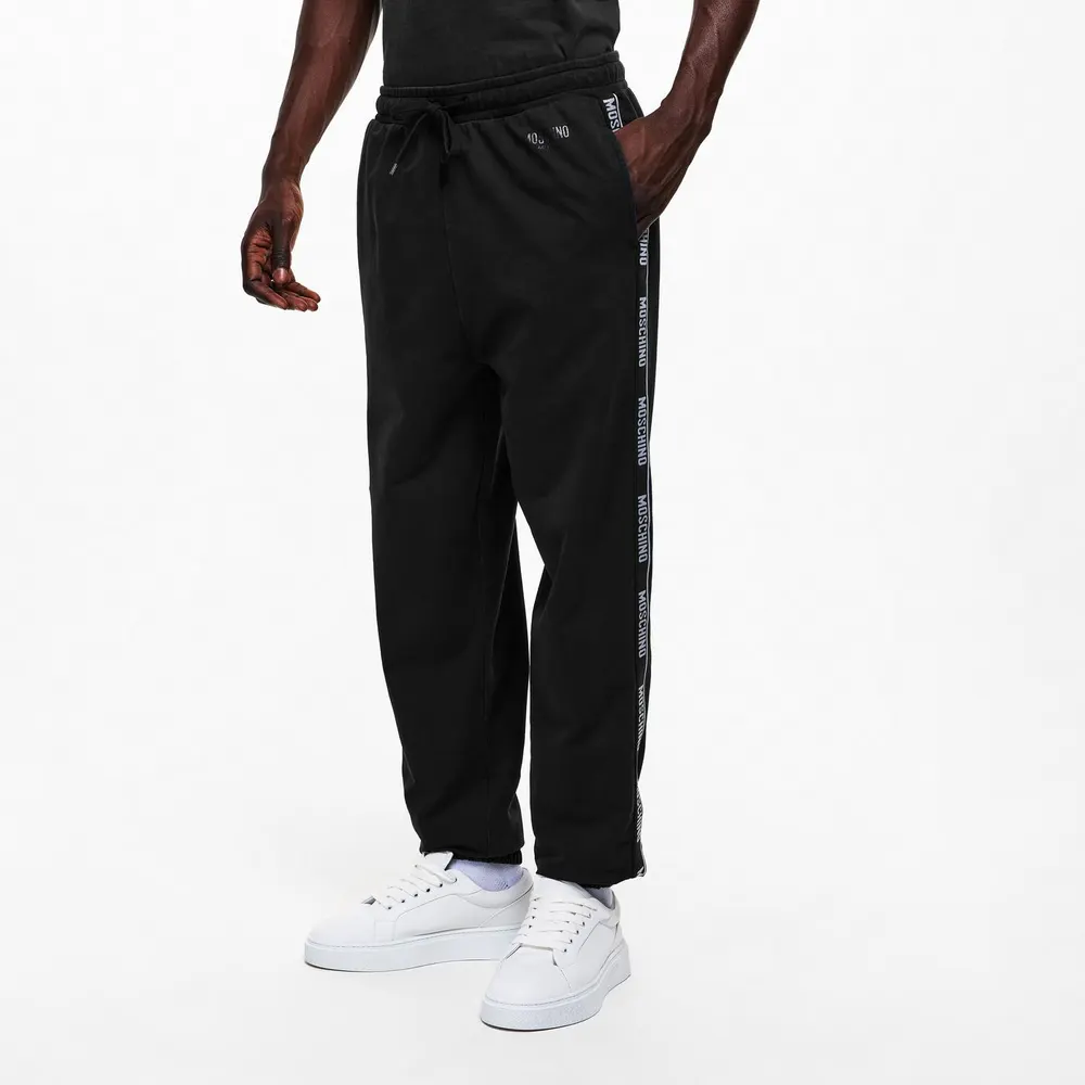 Moschino Men's Closed Hem Fleece Joggers detail 3