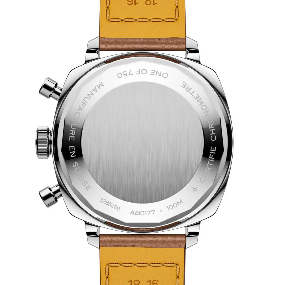 Breitling Top Time B01 Racing 38mm Mens Watch Brown Leather detail 2