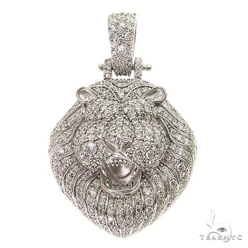 RINA - For Him CUSTOM CVD Regal Roar Diamond Lion Pendant 69606 in Rose Gold – Pendant