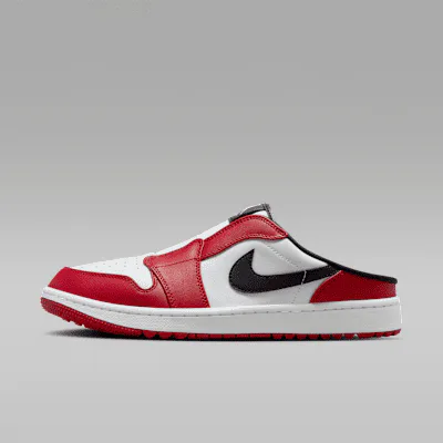 Jordan Air Jordan Mule Golf Shoes - White/Varsity Red/Black