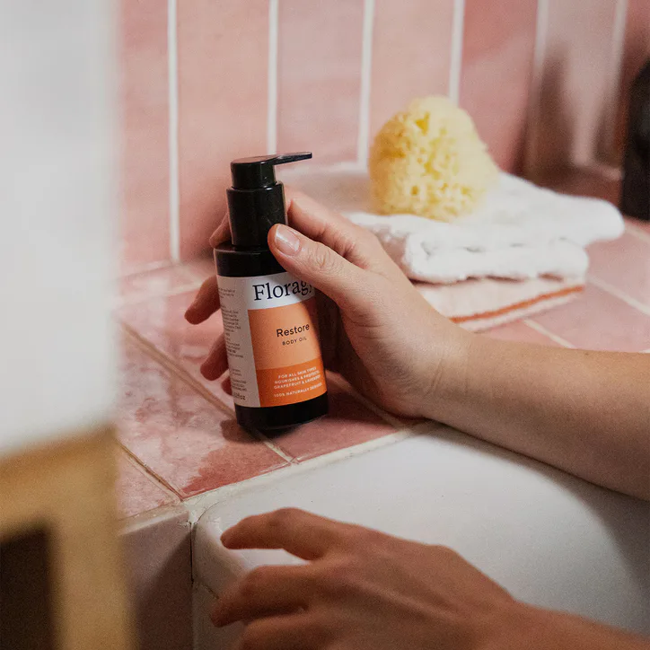 Floragy Restore Body Oil Grapefruit + Lavender detail 3