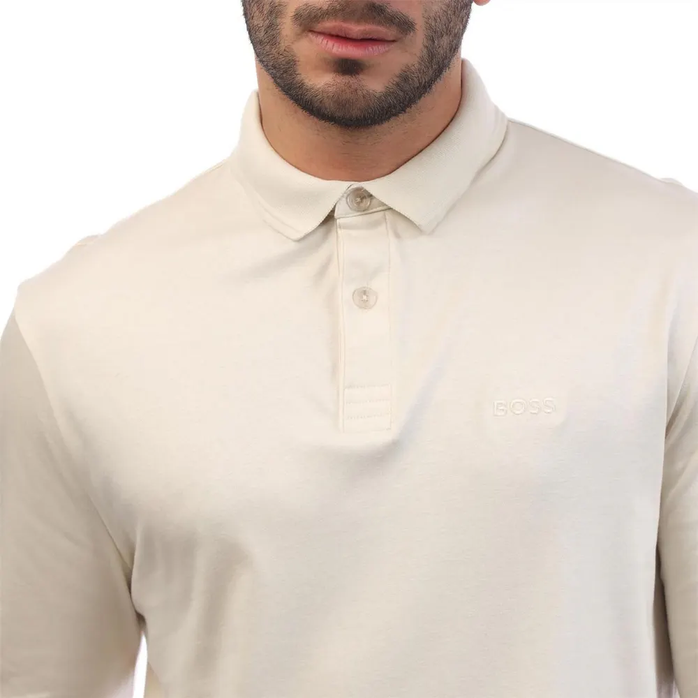 Boss Pirol Long Sleeve Polo Shirt detail 3