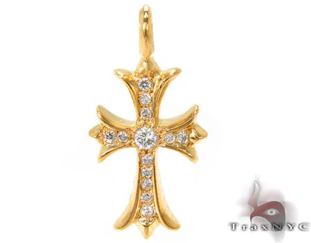 RINA - For Him FACTORY Diamond Cross Pendant 29107 in Rose Gold – Pendant