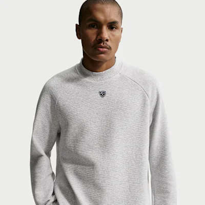 Nike Par Men's Therma-FIT Golf Crew-Neck Top - Wolf Grey/White/Black in Wolf Grey/White/Black – Nike men's and unisex