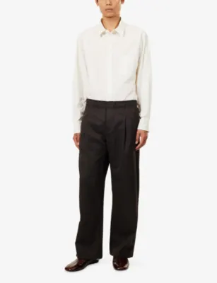 THE ROW Perlo Cotton Shirt detail 2