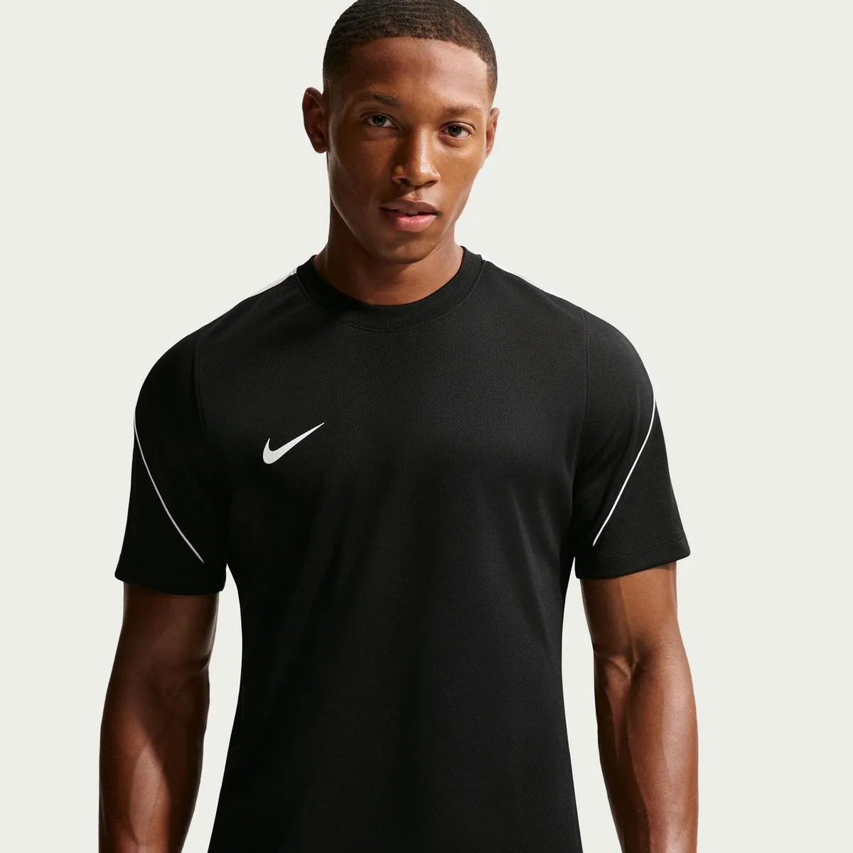For Him Nike Strike Short-Sleeve Football Top Adults in Black/White – Clothing