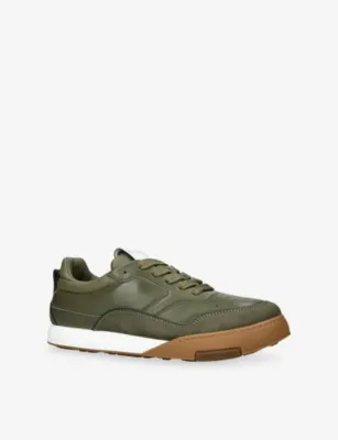 GIVENCHY Yard Leather and Suede Trainers - EUR 44 / 10 UK MEN in KHAKI, additional product view 3