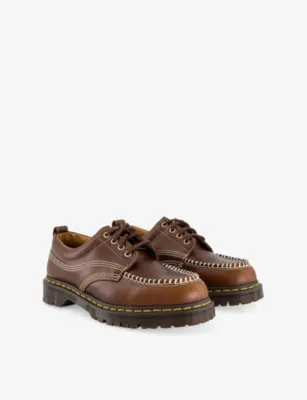 DR. MARTENS Lowell Leather Shoes - EUR 44 / 10 UK MEN in BUTTERSCOTCH ORLEANS, additional product view 3