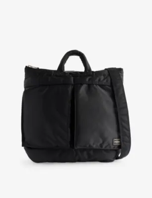 PORTER-YOSHIDA & CO. Tanker Helmet Woven Top Handle Bag