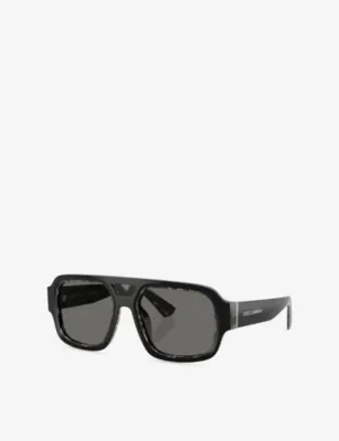 DOLCE & GABBANA DG4516 Square-Frame Acetate Sunglasses detail 2