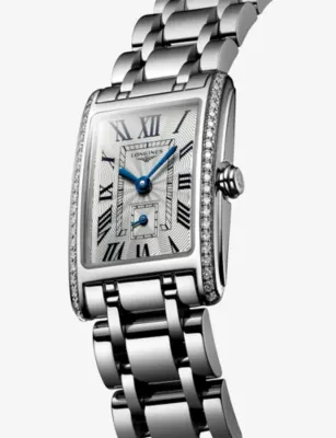 LONGINES L5.255.0.71.6 Longines DolceVita Stainless-Steel and 0.386ct Diamond Quartz Watch detail 2