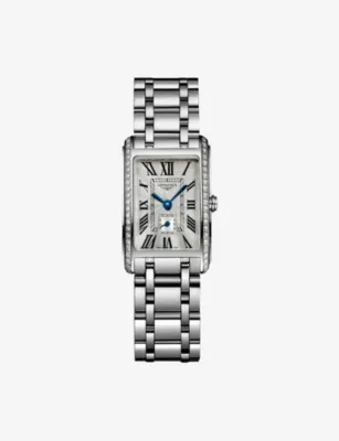 LONGINES L5.255.0.71.6 Longines DolceVita Stainless-Steel and 0.386ct Diamond Quartz Watch