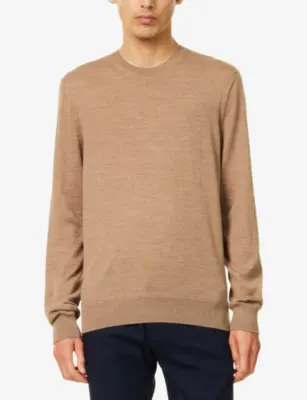 TOM FORD Long-Sleeve Crew-Neck Wool Knitted Jumper detail 3