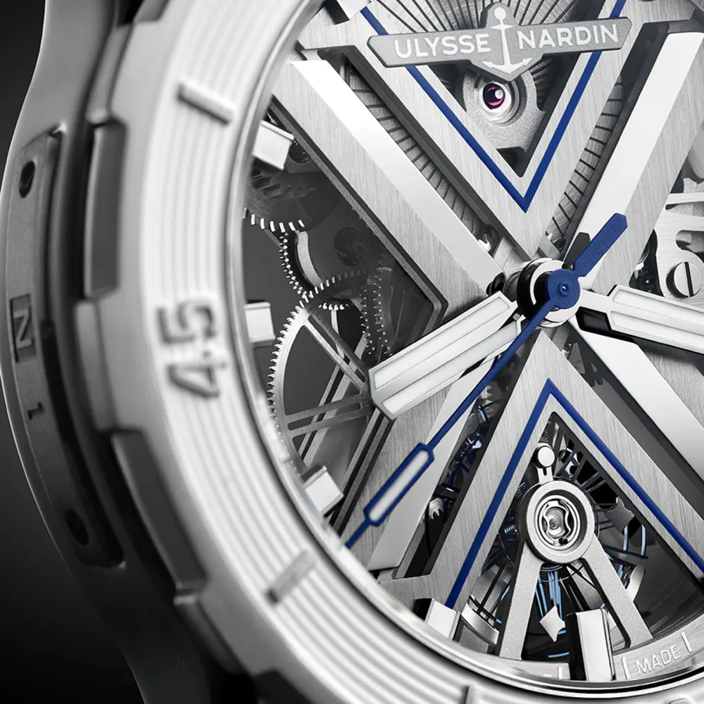Ulysse Nardin Diver X Skeleton 44mm Titanium Case And Bezel detail 2
