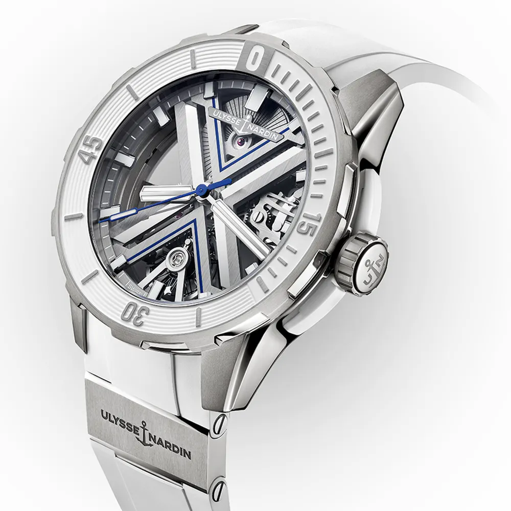 Ulysse Nardin Diver X Skeleton 44mm Titanium Case And Bezel detail 3