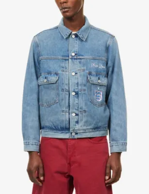 LEVIS Levi's x World Cup England Football Type II Denim Trucker Jacket detail 3