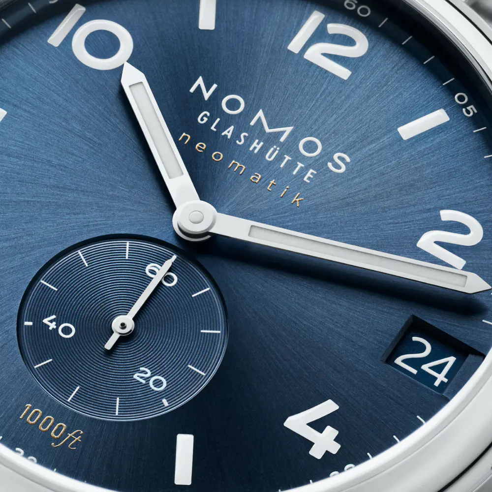 NOMOS Glashutte Club Campus 42mm Mens Watch in Blue, additional product view 3