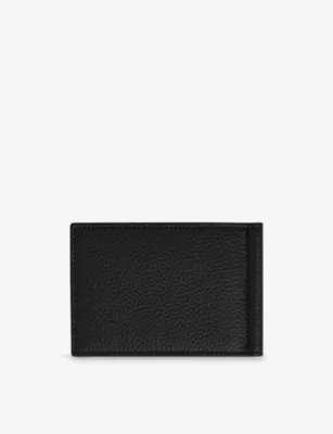 MONTBLANC Grained 6cc Leather Wallet with Money Clip detail 2