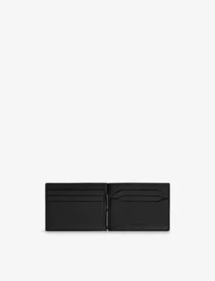 MONTBLANC Grained 6cc Leather Wallet with Money Clip detail 3