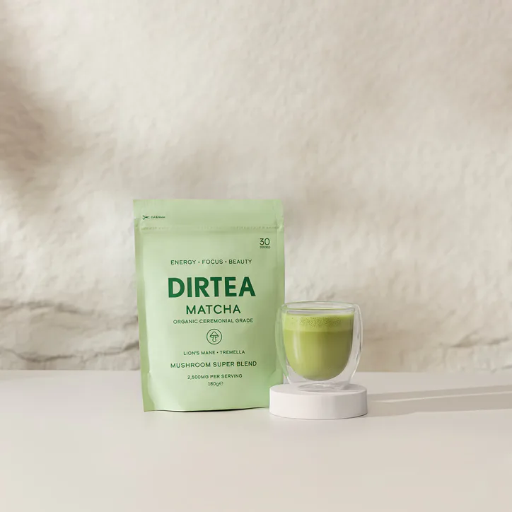 DIRTEA Matcha Mushroom Superblend 2500mg 180g detail 3