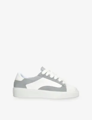 NUMERIS Eclipse Suede and Leather Trainers - EUR 40 / 6 UK MEN in GREY/LIGHT – Mens | Trainers | Lace up trainers