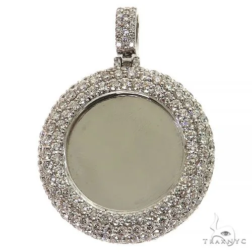 AHMED - For Him CVD Double Side Spinning Diamond Photo Pendant (Lab) 68527 in Rose – Pendant