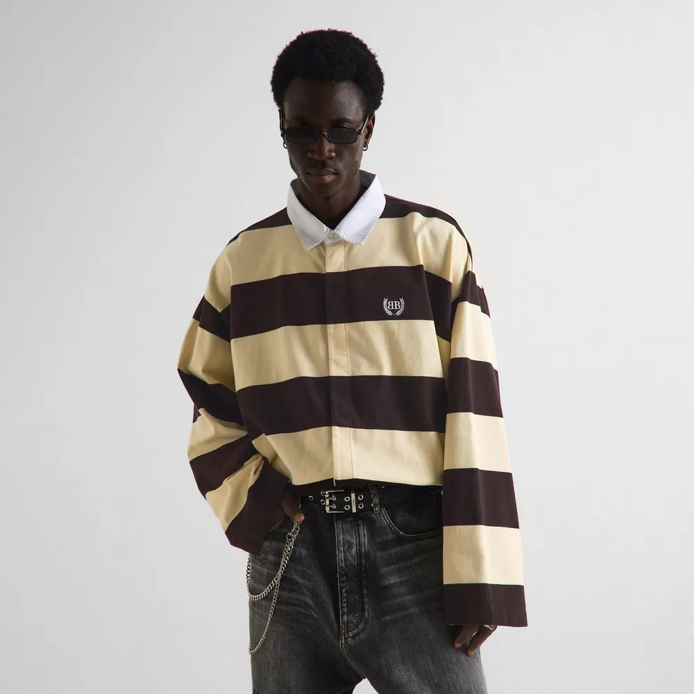 Balenciaga Men's Rugby Polo Shirt detail 3